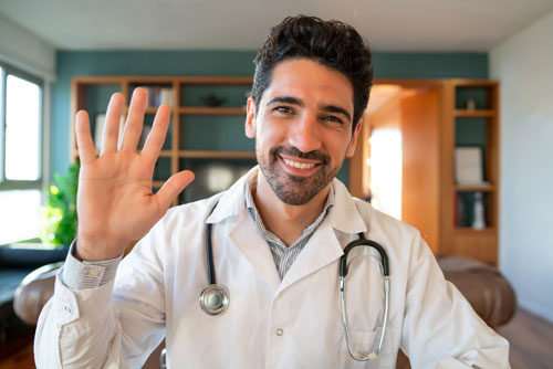 medico sonriente